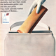Vintage 1960s magazine advertisement, Modess Sanitary Napkins, with free purse case offer, 1963.